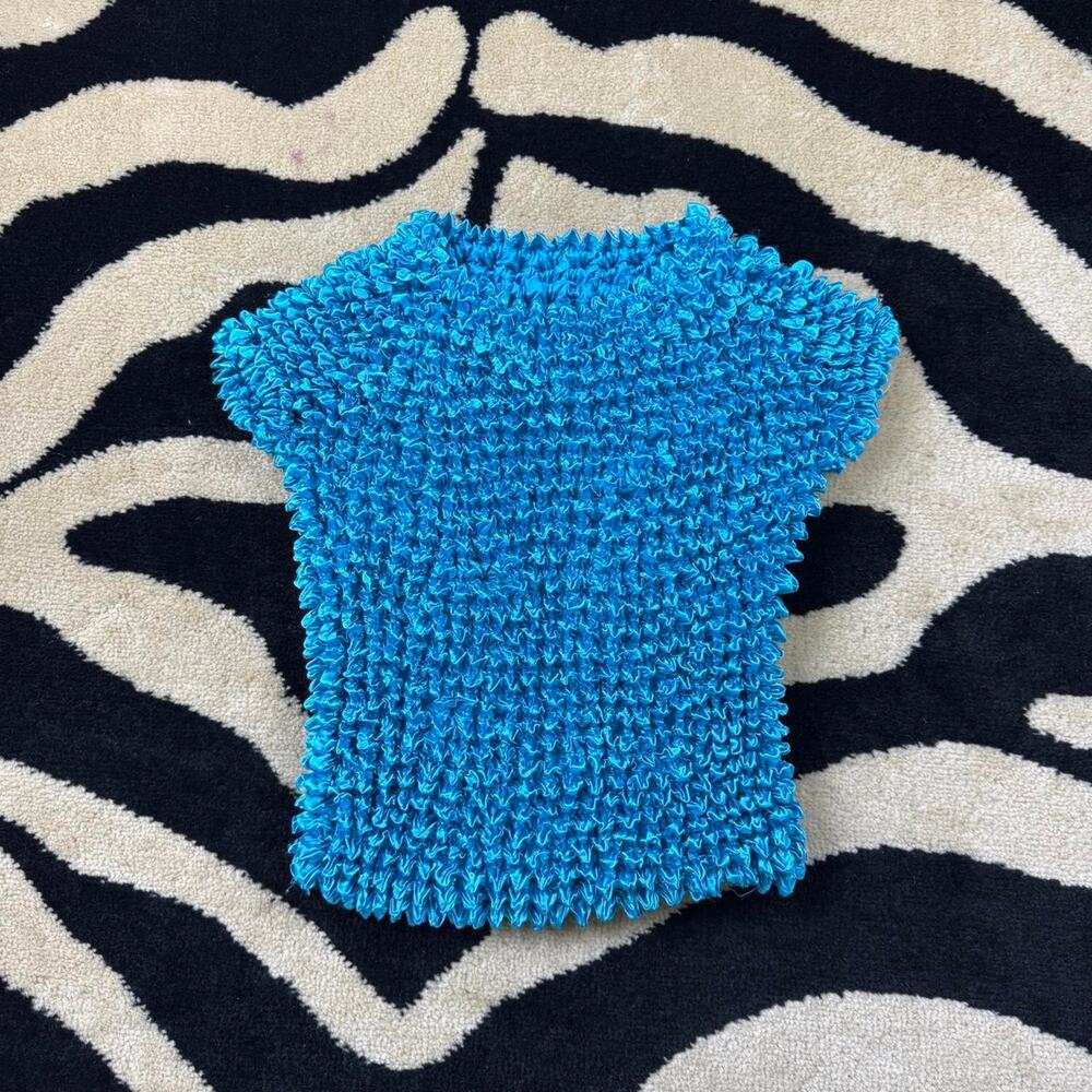 ★Vintage 90s teal bubble popcorn★